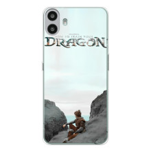 Чехол как приручить дракона на Nothing CMF Phone 1 (Дракон лого)