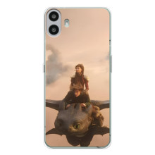 Чехол как приручить дракона на Nothing CMF Phone 1 (Фильм дракон)