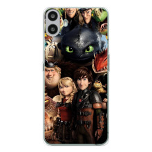 Чехол как приручить дракона на Nothing CMF Phone 1 (Персонажи дракона)