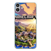 Чохол з картинками Майнкрафт для Натінг ЦМФ Фон 1 – Minecraft