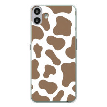 Чохол з принтом корови на Натінг ЦМФ Фон 1 (Коричневий принт)