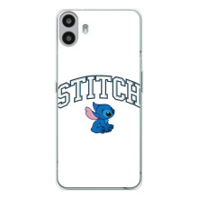 Чехол с принтом Стич на Nothing CMF Phone 1 (Стич лого)
