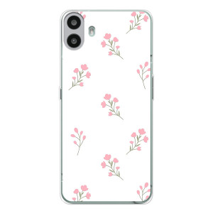 Чехол с розовым рисунком для Nothing CMF Phone 1