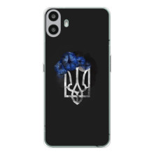 Чохол з українським гербом на Nothing CMF Phone 1 – Герб з квіткою