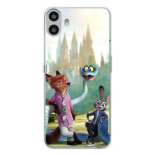 Чохол Зоотрополіс на Nothing CMF Phone 1 – Нік Джуді і змія