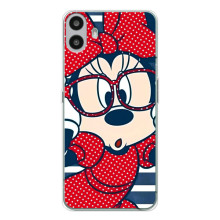 Міккі Маус чохол для Nothing CMF Phone 1 (AlphaPrint - Мультяшні) (Маус в окулярах)