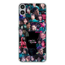 Чохол Гра в кальмара для Nothing CMF Phone 1 – Колаж гра кальмара
