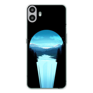 Летний Чехол на Nothing CMF Phone 1 – Синий Водопад