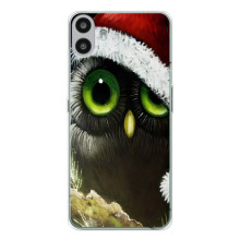 Новорічні Чохли для Натінг ЦМФ Фон 1 (VPrint) – Новорічна Сова