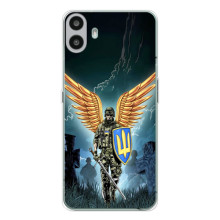 Патріотичний Чохол для Nothing CMF Phone 1 (ЗСУ з крильми)