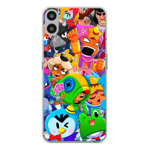Силіконовый Чохол на Nothing CMF Phone 1 з картинкою Brawl Stars (Brawl-Stars)