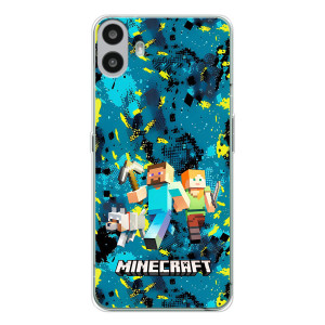 Чехлы для Nothing CMF Phone 1 (Персонажи Майн Крафт) – Майнкрафт