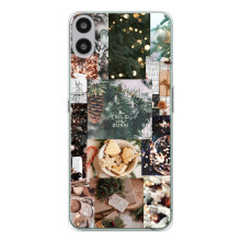 Різдвяні, Святкові Чохли для Натінг ЦМФ Фон 1 (Різдвяний колаж)