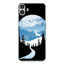 Силіконовий бампер на різдво для Nothing CMF Phone 1 (Різдвяний Олень)