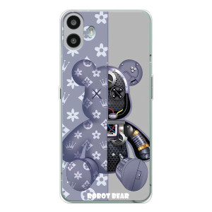 Силиконовый чехол для Nothing CMF Phone 1 (Медведь Louis Vuitton)