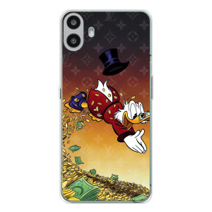 Силиконовый чехол для Nothing CMF Phone 1 (Скрудж Луи Виттон)