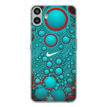 Силіконовый Чохол на Nothing CMF Phone 1 з картинкою НАЙК (Найк зелений)