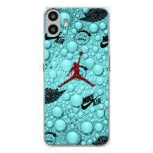 Силіконовый Чохол Nike Air Jordan на Модель телефону українськими літерами та цифрами виглядатиме так: Нотінг ЦМФ Фон 1. – Джордан Найк
