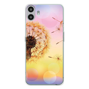 Силиконовый Чехол с одуванчиками на Nothing CMF Phone 1 – Цветок-одуванчик