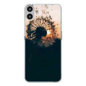 Силиконовый Чехол с одуванчиками на Nothing CMF Phone 1 – Красивый одуванчик