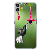 Силіконовий бампер з птичкою на Nothing CMF Phone 1 – Калібрі