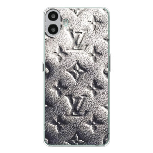Текстурный Чехол Louis Vuitton для Носинг СМФ Фон 1 (Бежевый ЛВ)