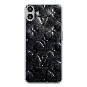 Текстурный Чехол Louis Vuitton для Носинг СМФ Фон 1 (Черный ЛВ)