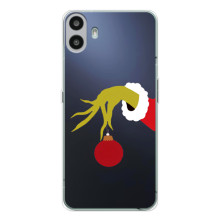 Зимні Чохли для Натінг ЦМФ Фон 1 - прозорий фон (Грінч з іграшкою)