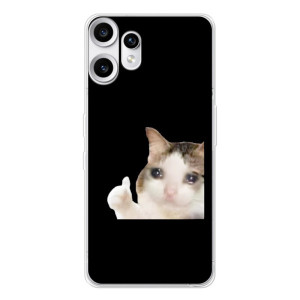 Бампер з принтом Меми для Nothing CMF Phone 2 Pro – Кіт у сльозах