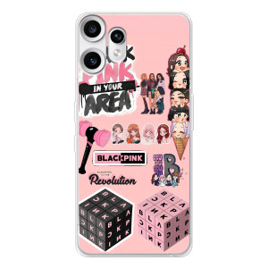 Чехлы с картинкой для Nothing CMF Phone 2 Pro – BLACK PINK коллаж