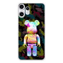 Чехлы для Nothing CMF Phone 2 Pro - Bearbrick Louis Vuitton (PREMIUMPrint) – Яркий Bearbrick