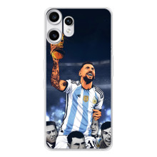 Чохли для Nothing CMF Phone 2 Pro (Leo чемпіон) (AlphaPrint) (Мессі з кубком)