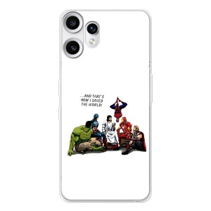 Чехлы для Nothing CMF Phone 2 Pro (Для Христиан) – Иисус супергерой
