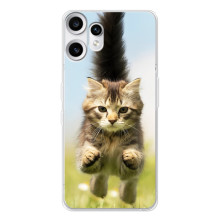 Чохли з Котиками для Nothing CMF Phone 2 Pro (VPrint) (Прижок кота)