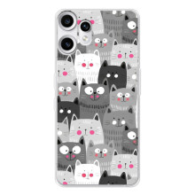 Чохли з Котиками для Nothing CMF Phone 2 Pro (VPrint) (Мальовані котики)