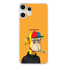Чехлы с Обезьянами NFT для Nothing CMF Phone 2 Pro (AlphaPrint) (Скучающая Обезьяна NFT)