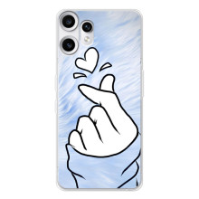 Чохол (Знак сердечка) для Nothing CMF Phone 2 Pro – Серце знак