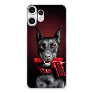 Чохол ДОБЕРМАН  для Nothing CMF Phone 2 Pro – Доберман злий