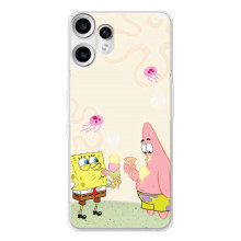 Чохол Губка Боб для Натанґ ЦМФ Фон 2 Про (Патрік і Боб)