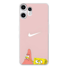 Чохол Губка Боб для Натанґ ЦМФ Фон 2 Про (Патрік і Губка)