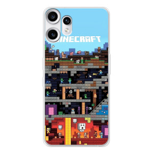 Чехол Майнкрафт на Nothing CMF Phone 2 Pro (AlphaPrint) Minecraft