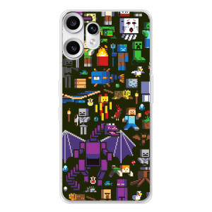 Чехол Майнкрафт на Nothing CMF Phone 2 Pro (AlphaPrint) Minecraft