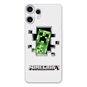 Чехол Майнкрафт на Nothing CMF Phone 2 Pro (AlphaPrint) Minecraft