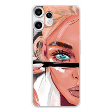 Чехол с печатью для Nothing CMF Phone 2 Pro - (Мода) (AlphaPrint) (Макияж)