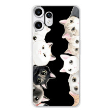 Чохол на Натанґ ЦМФ Фон 2 Про з Котиками (VPrint) (Погляд котиків)