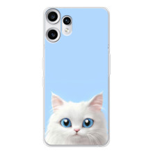 Чохол на тематику: Коти для Nothing CMF Phone 2 Pro (Білий кіт)