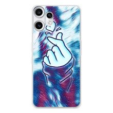 Чехол с принтом для Nothing CMF Phone 2 Pro (AlphaPrint - Знак сердечка)