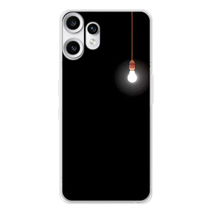 Чохол з картинками на чорному фоні для Nothing CMF Phone 2 Pro – Лампочка