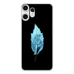Чохол з картинками на чорному фоні для Nothing CMF Phone 2 Pro – Листя