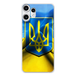 Чехол с картинкой (Патриотический ГЕРБ) на Nothing CMF Phone 2 Pro (Герб и Флаг Украины)